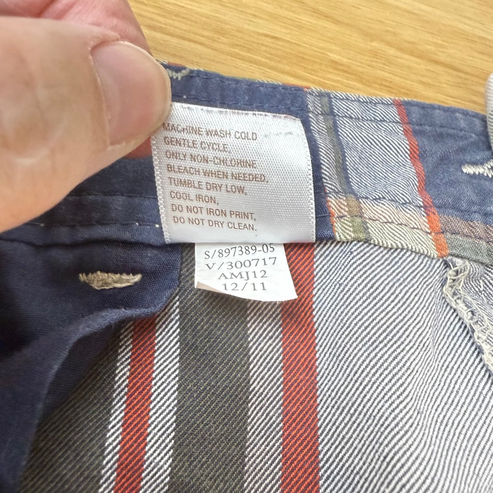 Y2K Old Navy Madras Preppy Plaid Cargo Shorts Mens 38‎ Gorpcore Summer Casual - Picture 11 of 15
